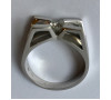 Zlatý prsten s briliantem-0.42ct