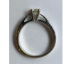 Zlatý prsten s briliantem 0,35ct