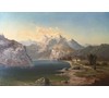 Horské jezero-19.století