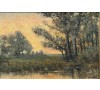 Lesní tůňka v Fontainebleau