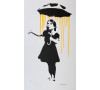 Nola Girl with Umbrella Yellow Rain