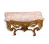 Barokní konzolový stůl s mramorem